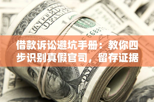 济南借款诉讼避坑手册：教你四步识别真假官司，留存证据不踩雷