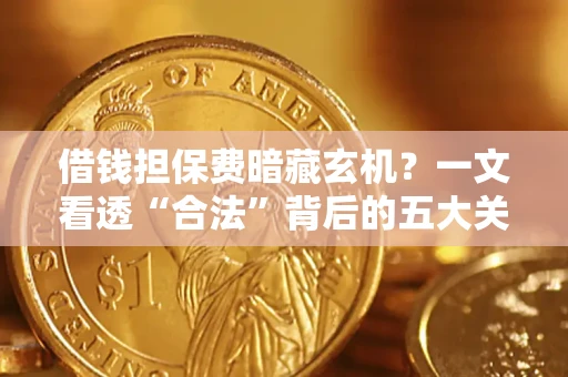 济南借钱担保费暗藏玄机？一文看透“合法”背后的五大关键陷阱