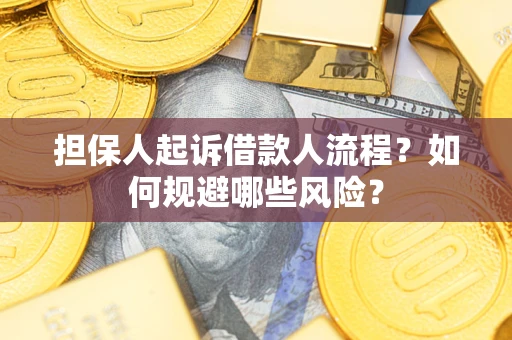 济南担保人起诉借款人流程？如何规避哪些风险？