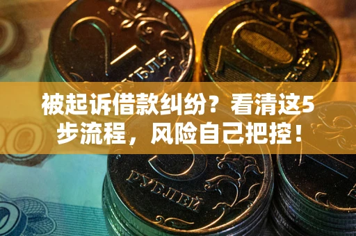 济南被起诉借款纠纷？看清这5步流程，风险自己把控！