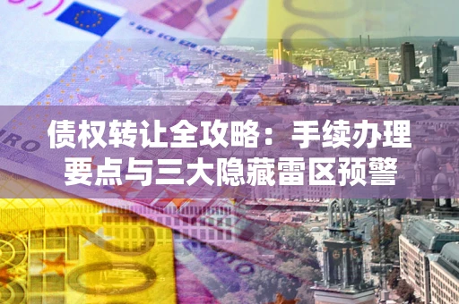 济南债权转让全攻略：手续办理要点与三大隐藏雷区预警
