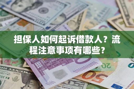 济南担保人如何起诉借款人？流程注意事项有哪些？